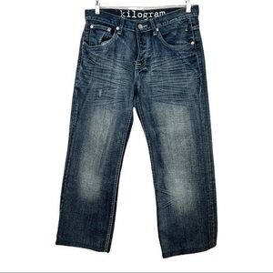 KILOGRAM MEN DENIM JEANS SZ 34 Blue